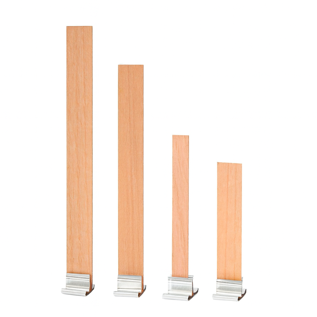Wooden candle wicks