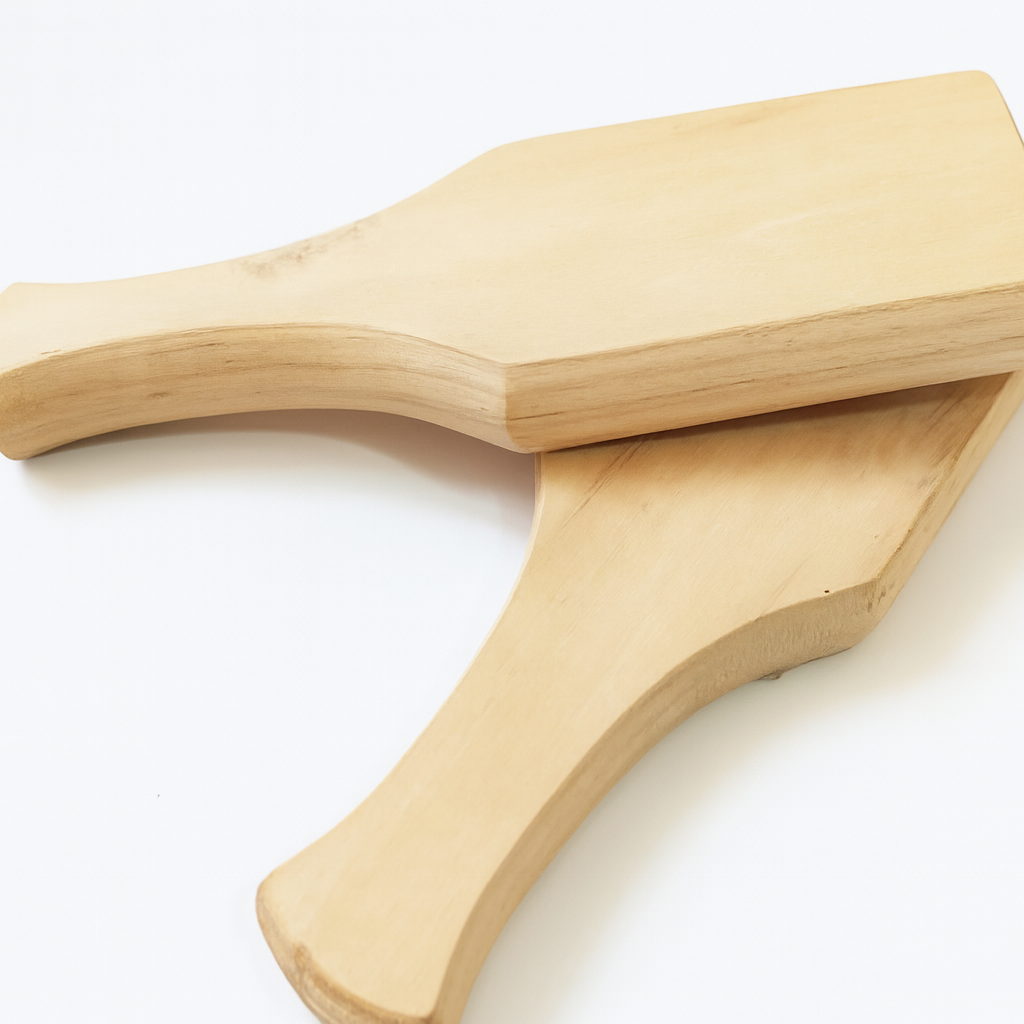 Wooden clay paddle