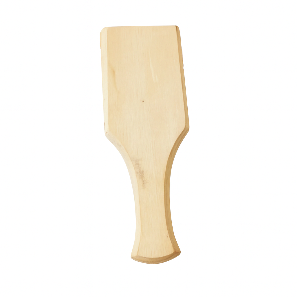 Wooden clay paddle