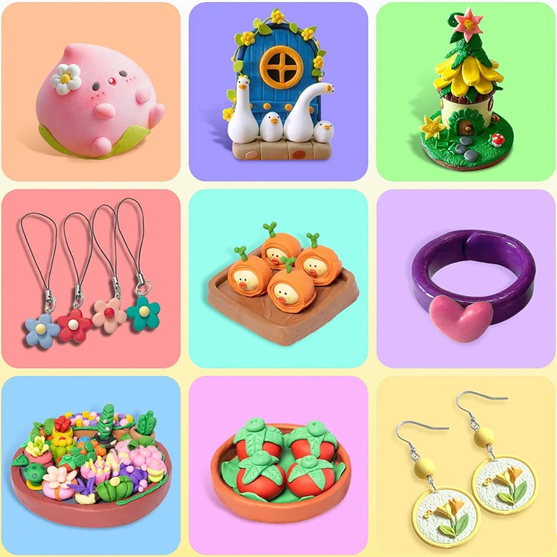 Polymer clay set