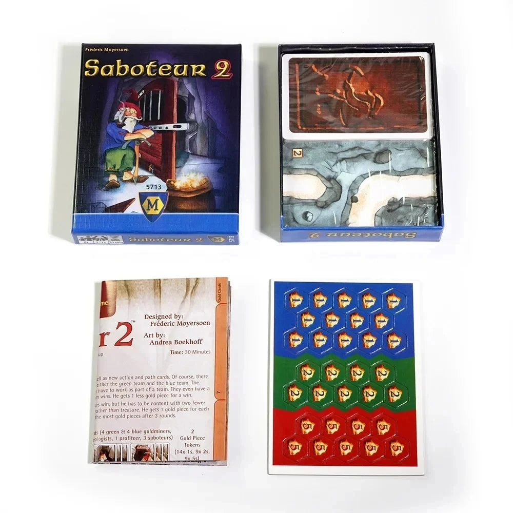 Saboteur – English card game of bluff & betrayal