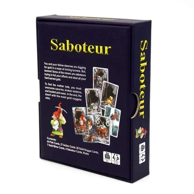 Saboteur – English card game of bluff & betrayal