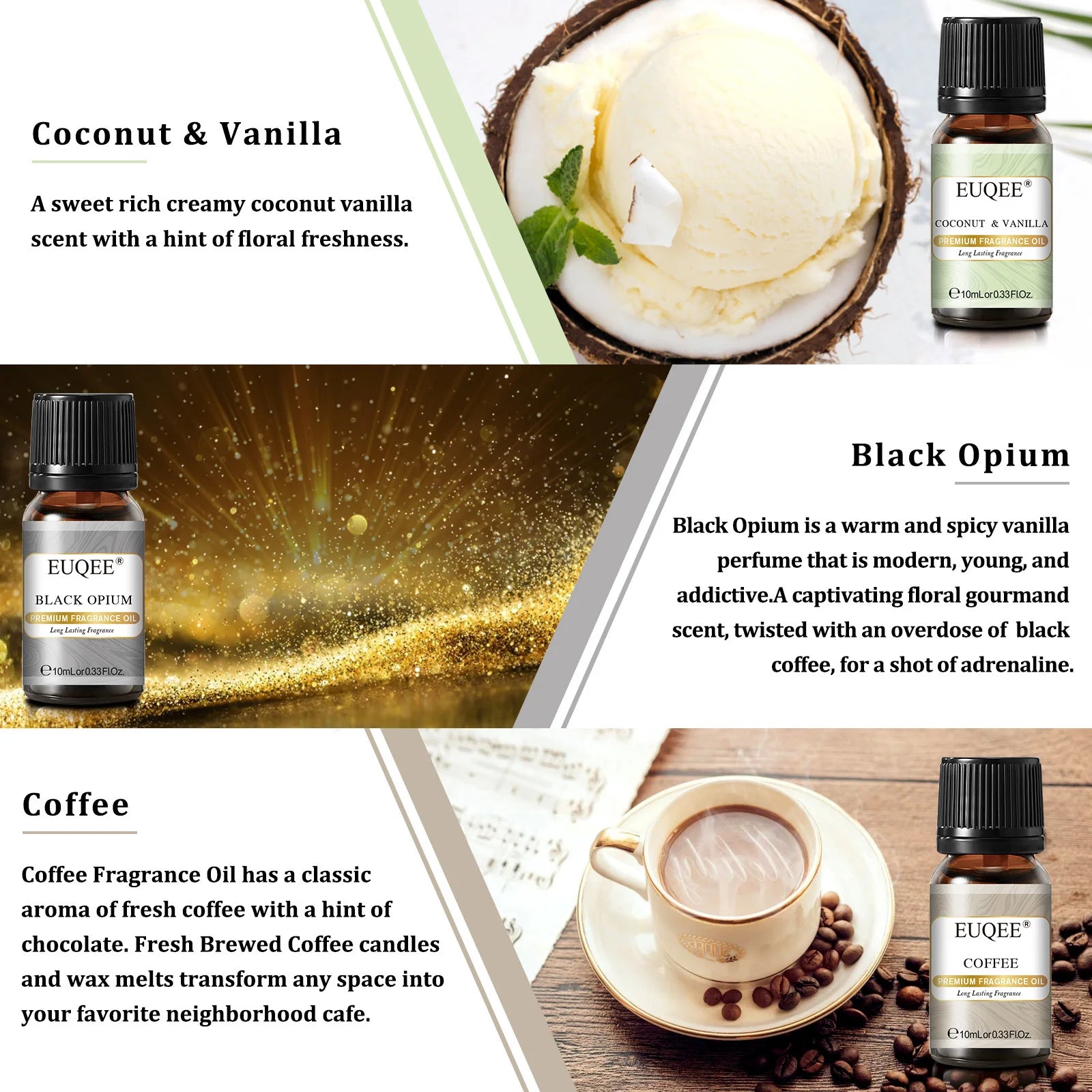 Coffee shop fragrance oils