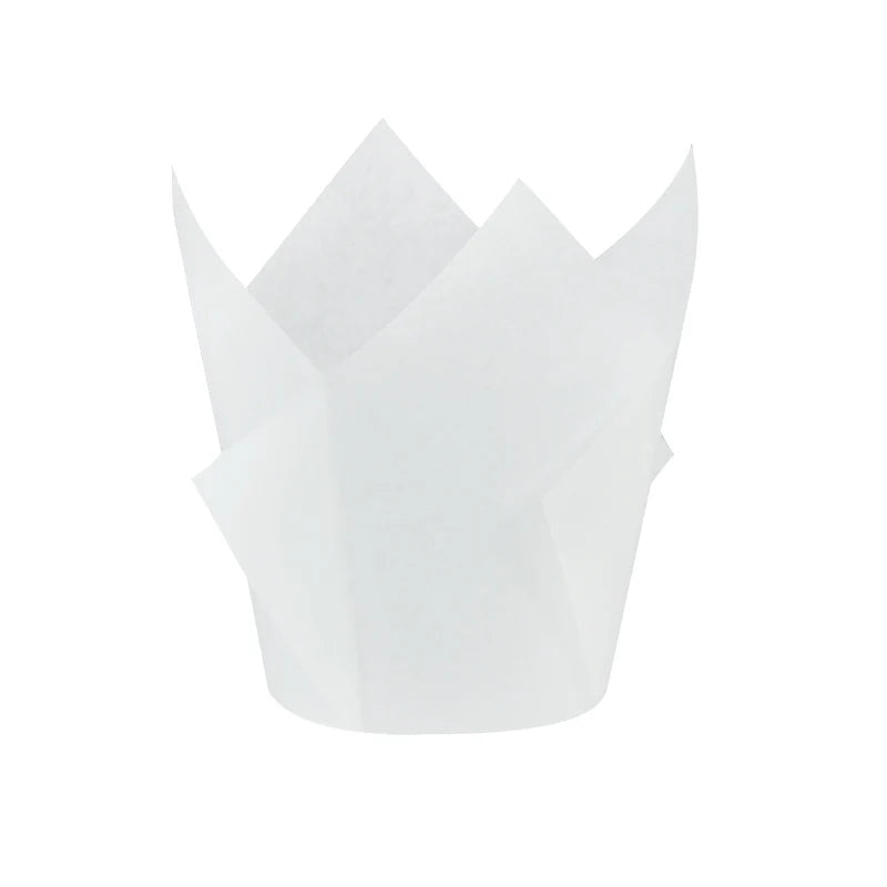 Newspaper style cupcake liners - 50 pcs