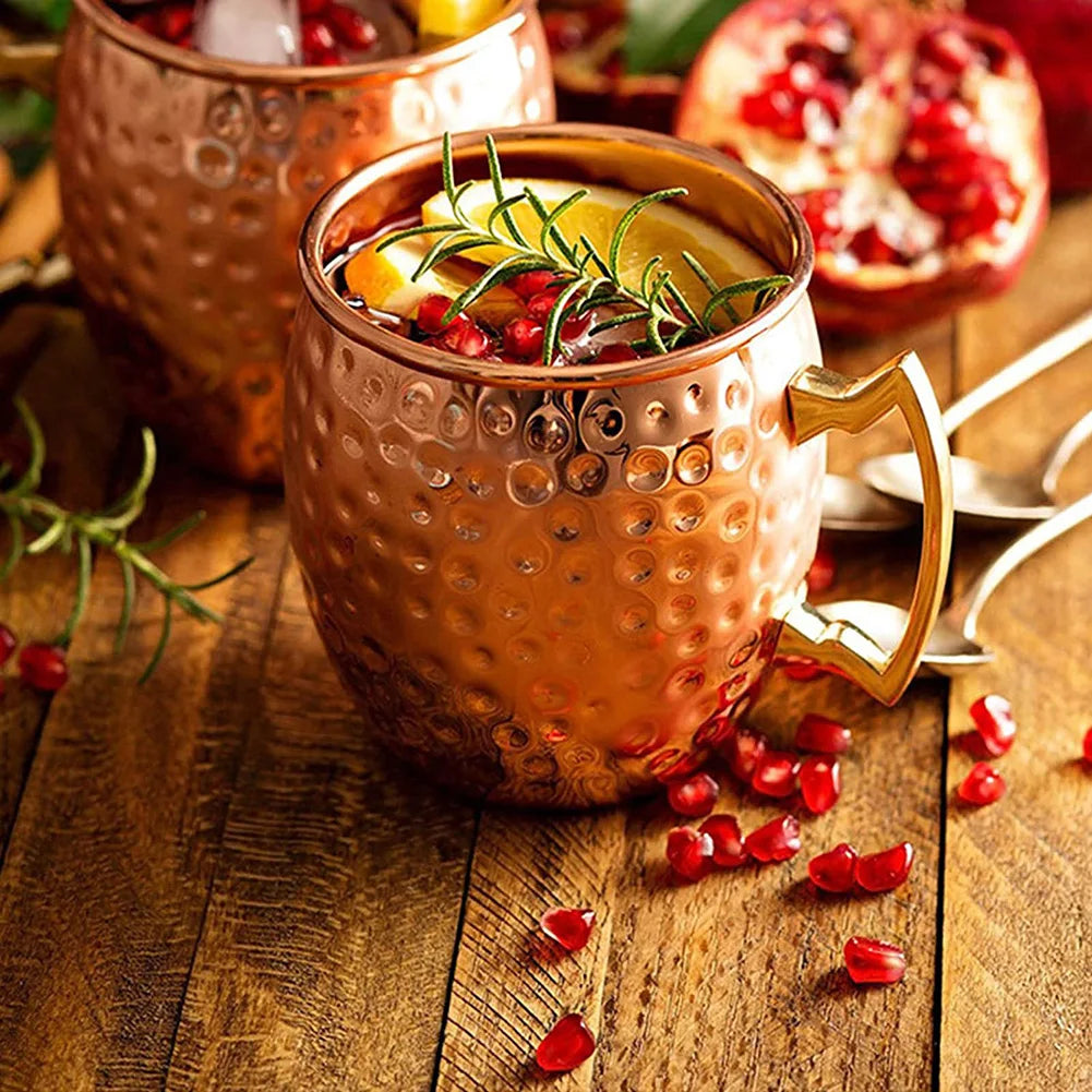 Stainless steel Moscow Mule mugs