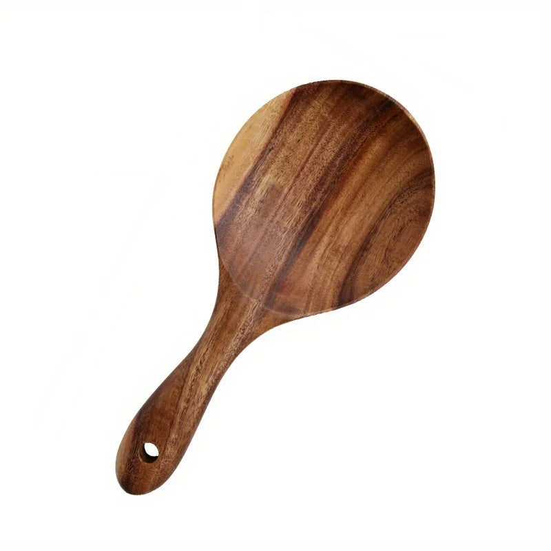 Wooden rice spoon