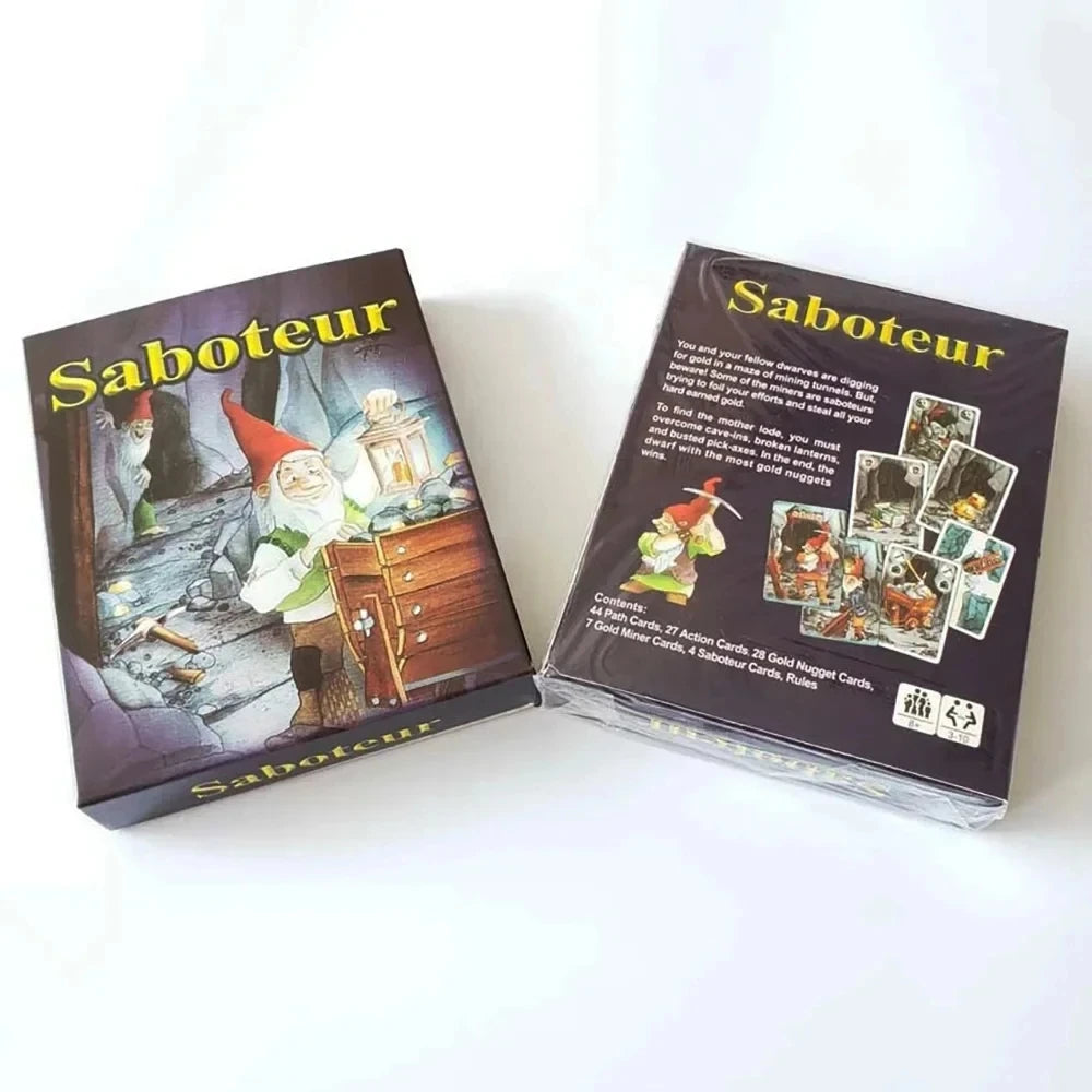 Saboteur – English card game of bluff & betrayal