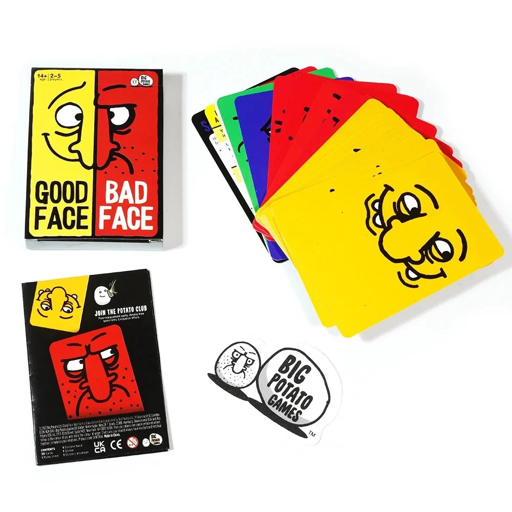 Good Face Bad Face – Hilarious party game for adults & families