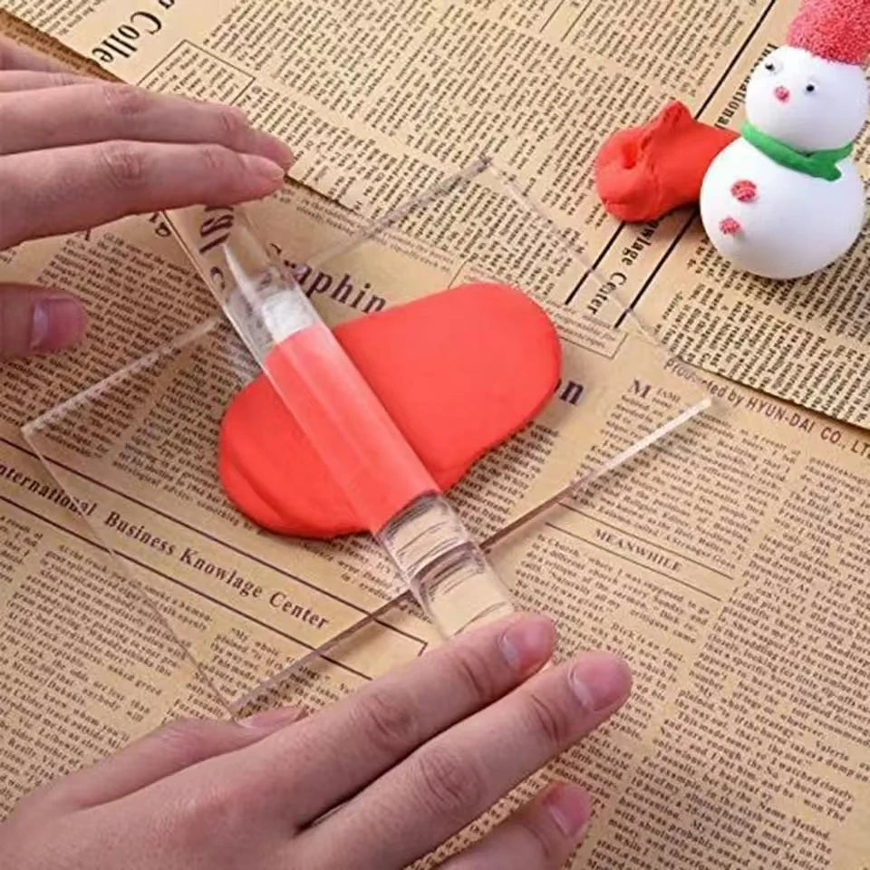 Acrylic Clay Roller & Sheet Set