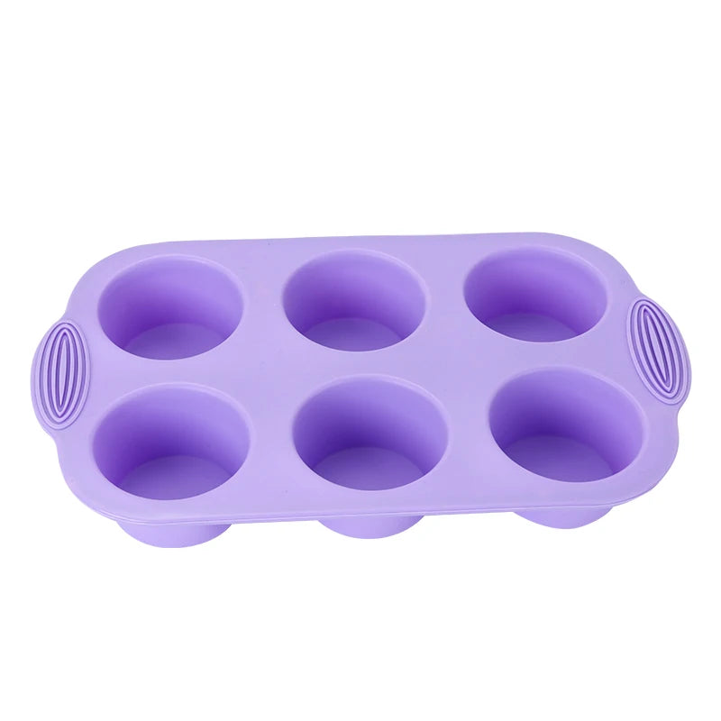 Purple silicone baking mold set
