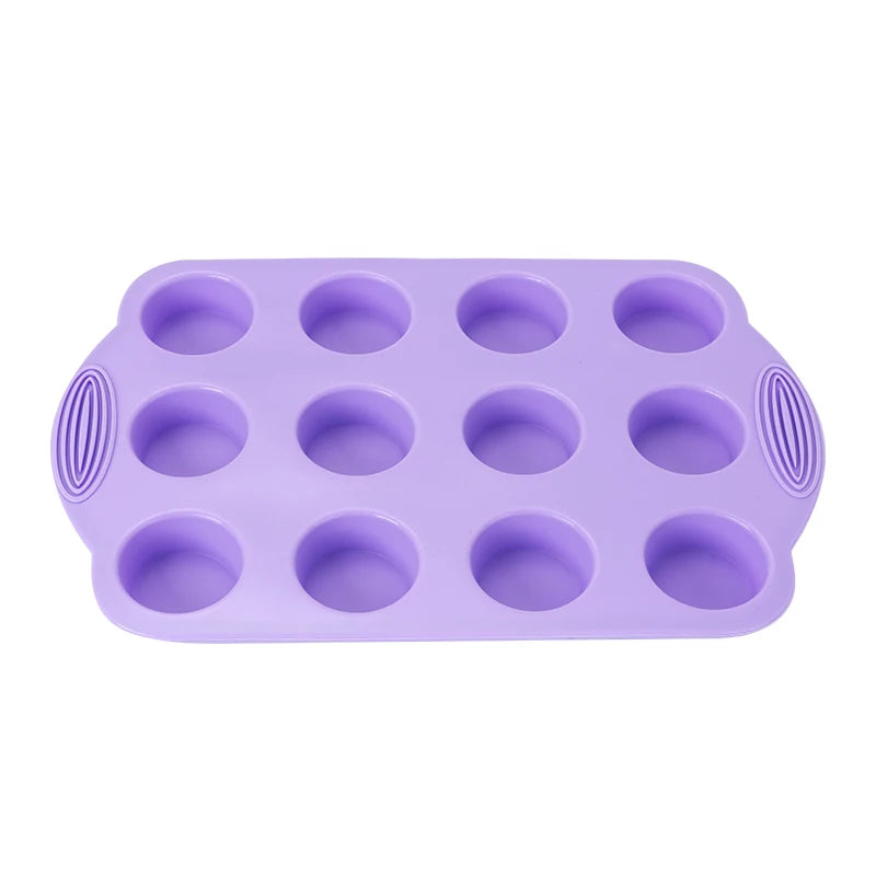 Purple silicone baking mold set