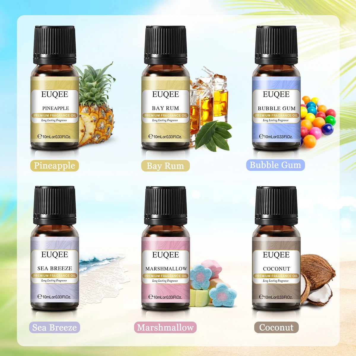 Holiday Island fragrance oils