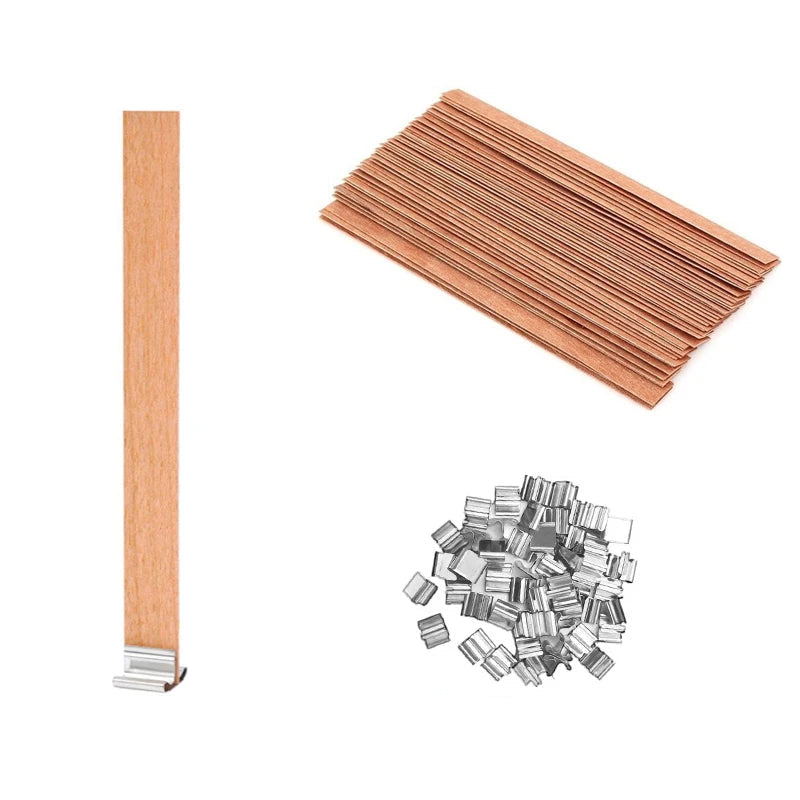 Wooden candle wicks