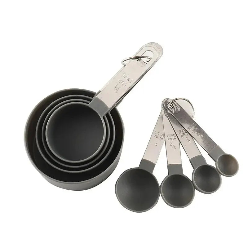 Measuring cups and spoons set - 8 pcs