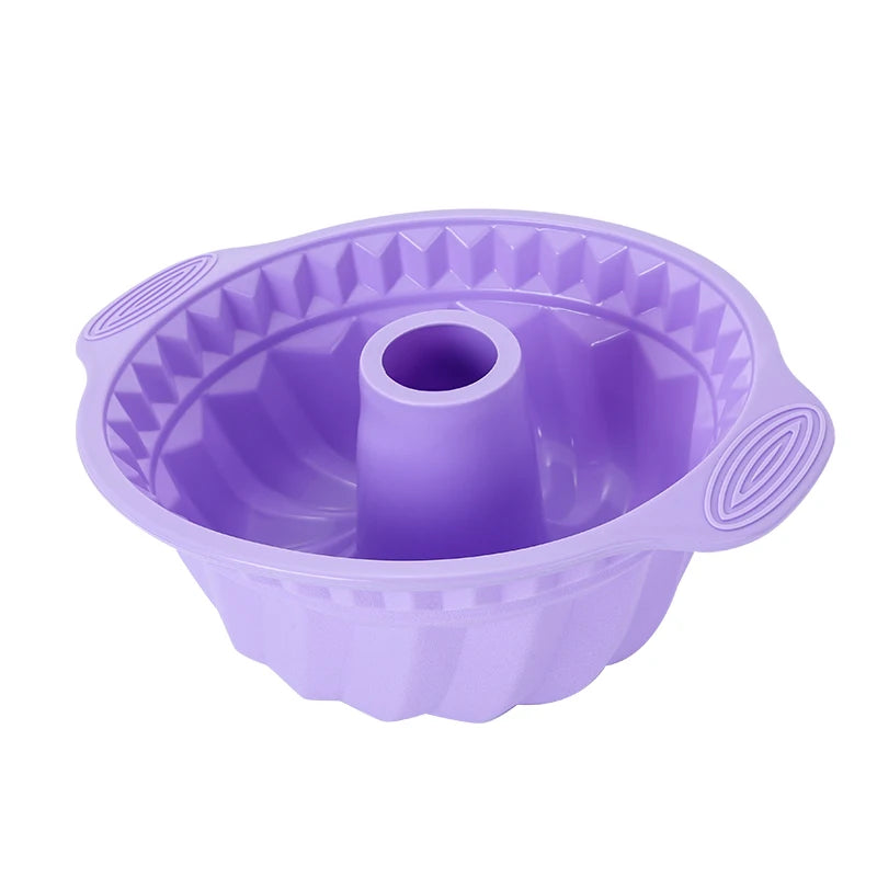 Purple silicone baking mold set