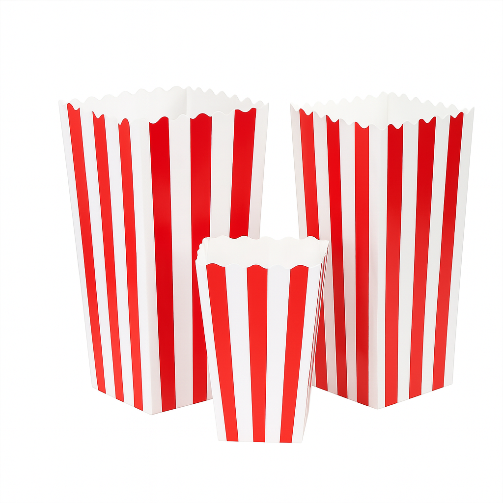 Popcorn paper boxes