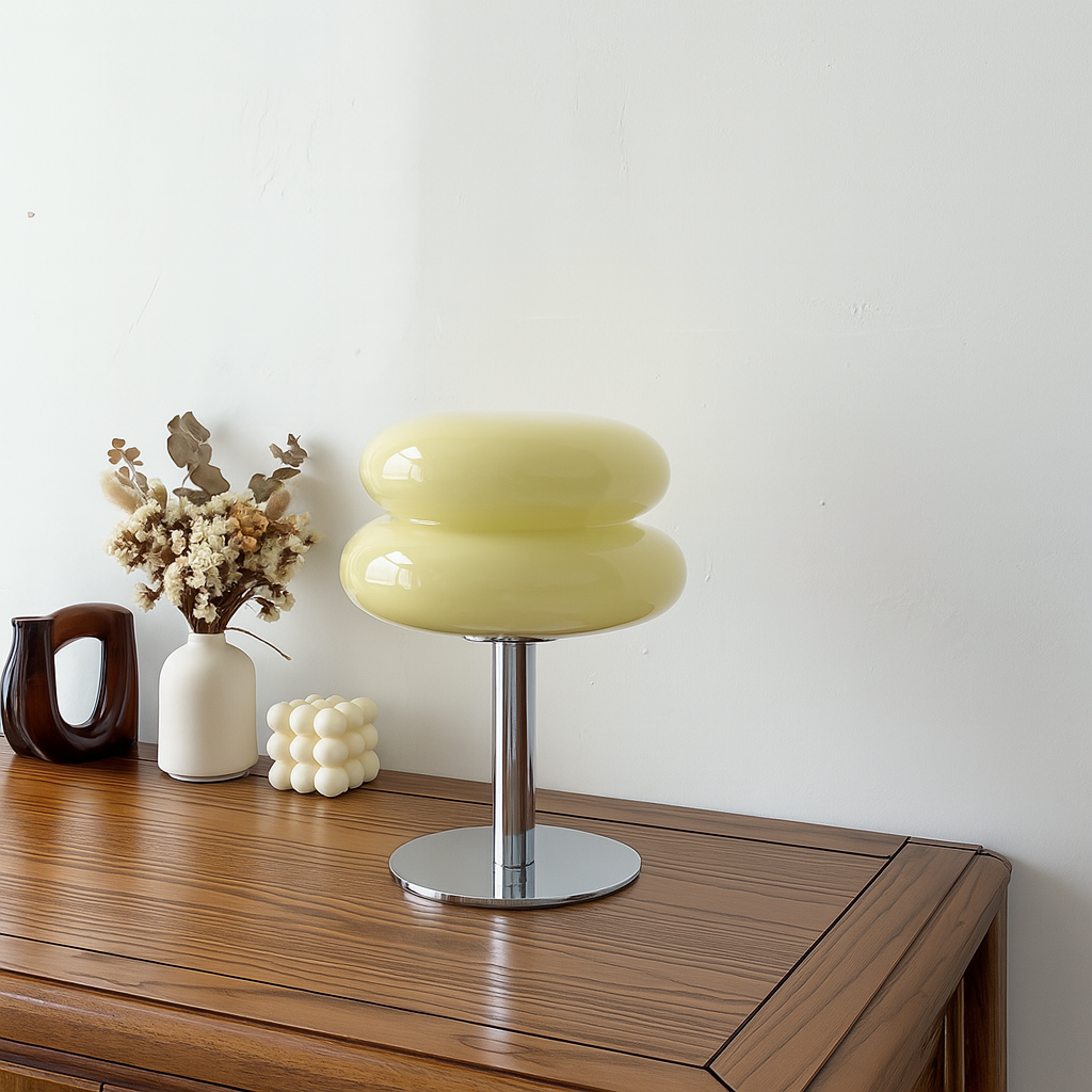 Macaron glass table lamp