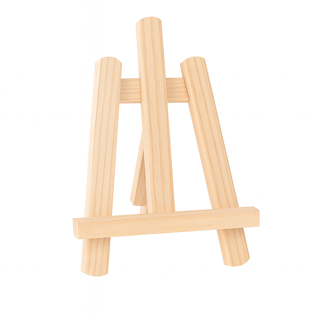 Adjustable wooden easel – Small or large size