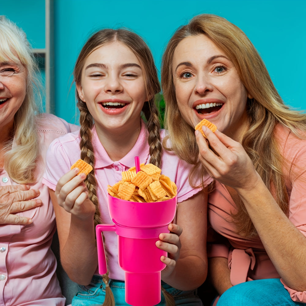 2-in-1  Drink Cup and Snack Bowl