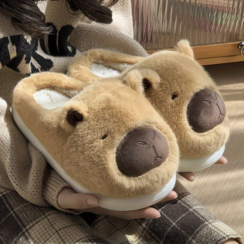 Capybara Plush Slippers