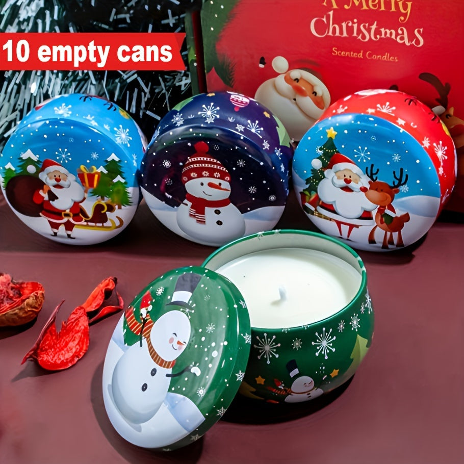 Christmas Candle Jars