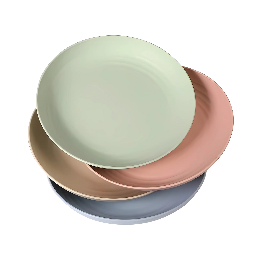 Wheat Straw Plates – 4pcs