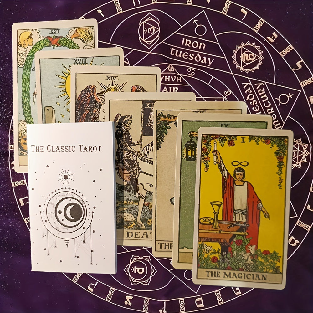 Classic Tarot Cards Deck with Guidebook