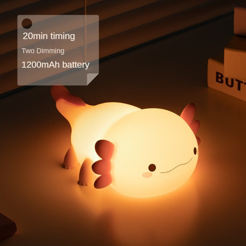 Silicone Axolotl LED Nightlight