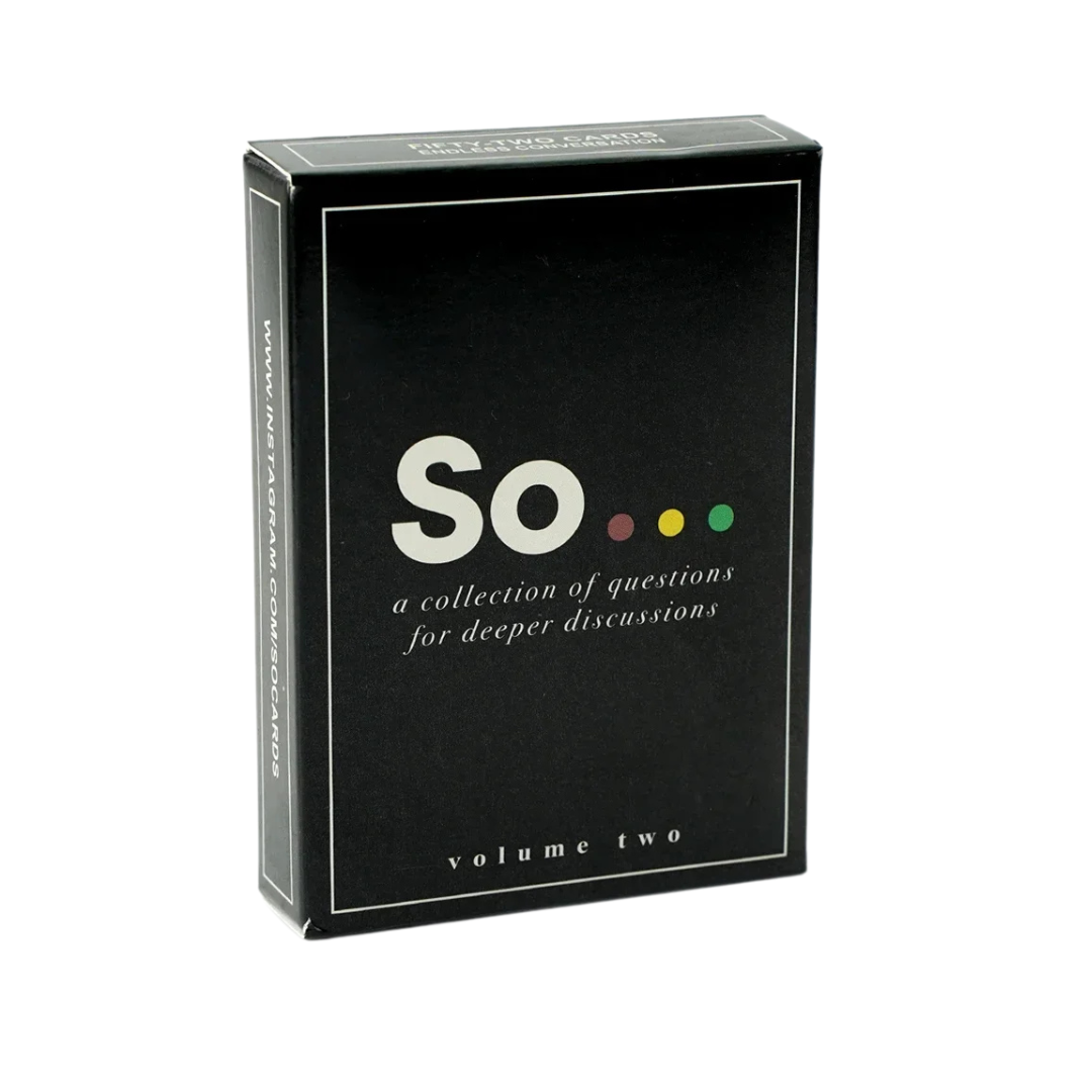 Conversation starter card game - Fun icebreaker for adults & families