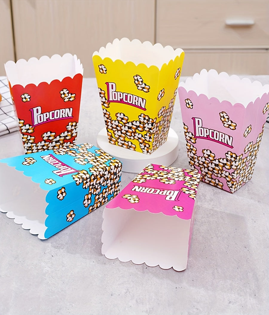 6pcs/bag Popcorn Boxes