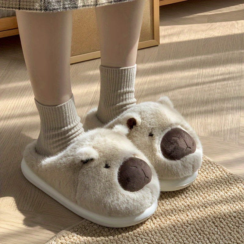 Capybara Plush Slippers