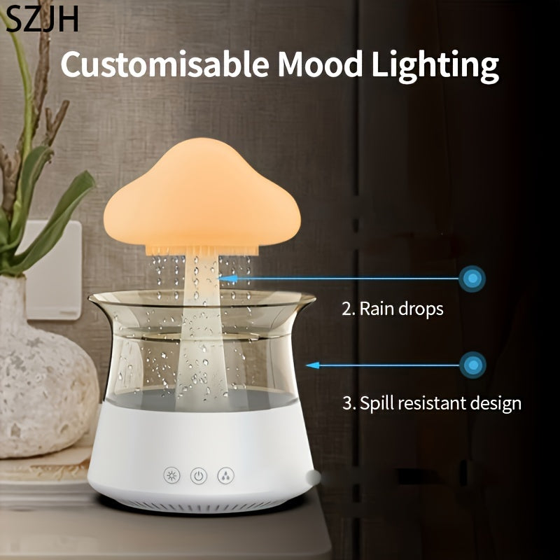 Compact Zen Rain Cloud Aromatherapy Diffuser