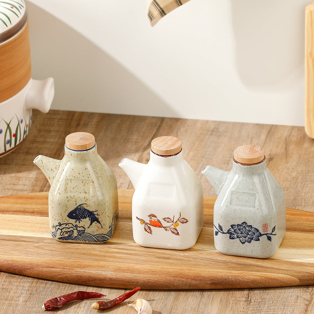 Ceramic Oil Vinegar Bottle