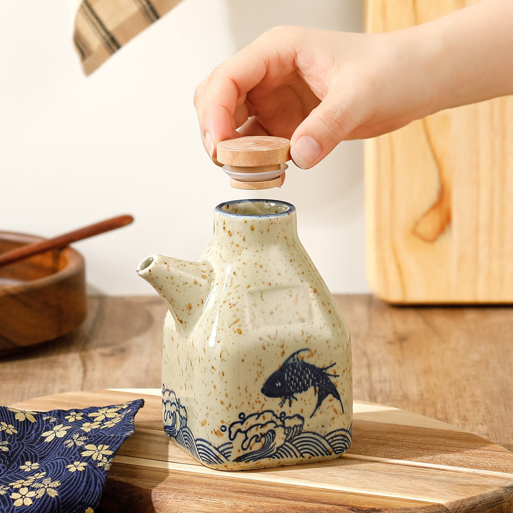 Ceramic Oil Vinegar Bottle