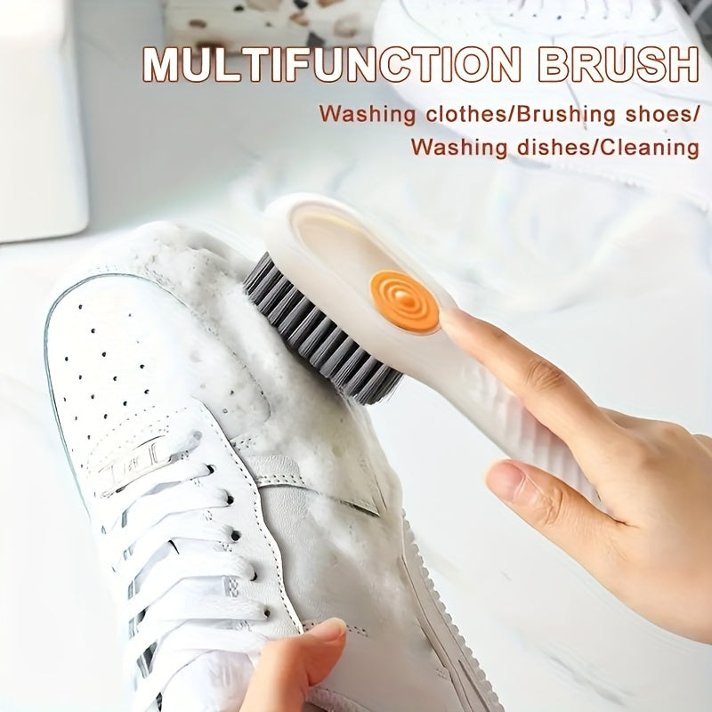 Shoe Brush With Built-In Soap Dispenser