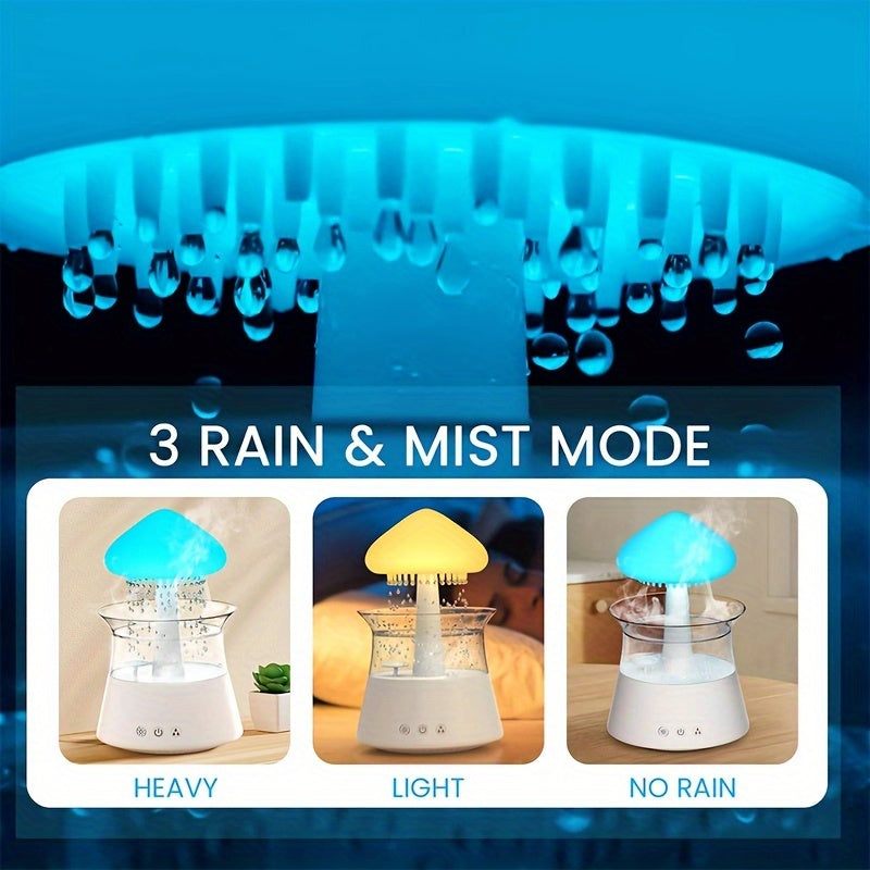 Compact Zen Rain Cloud Aromatherapy Diffuser