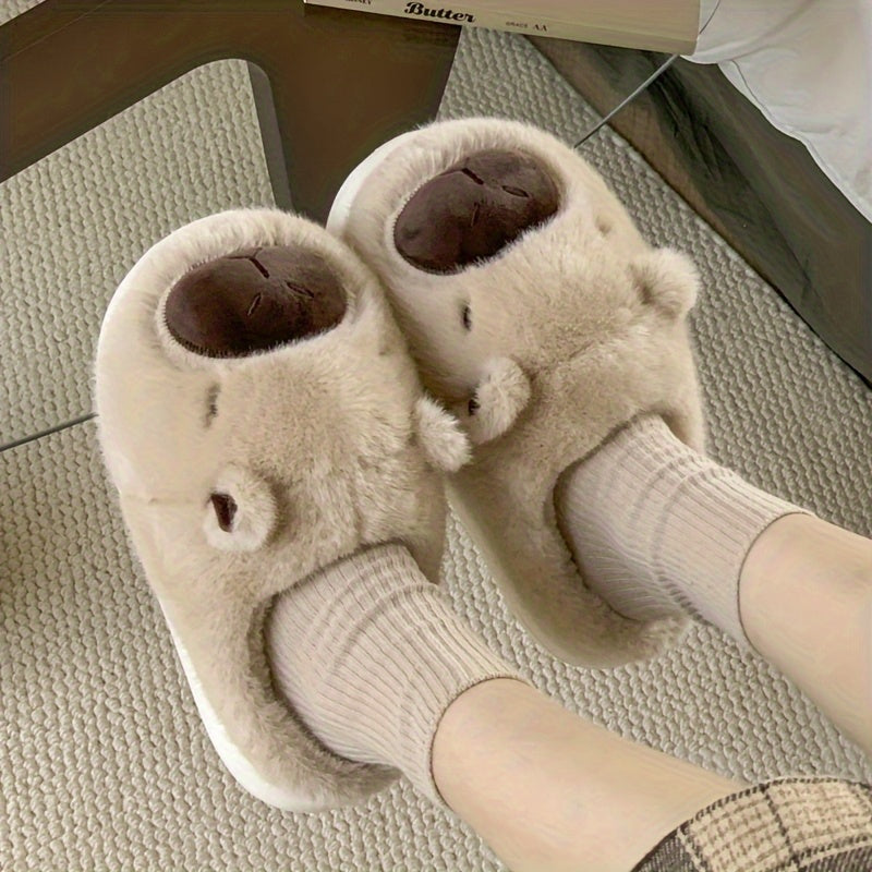 Capybara Plush Slippers