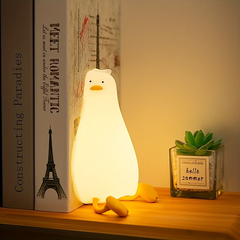 Silicone Cute Duck Night Light