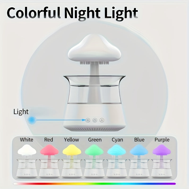 Compact Zen Rain Cloud Aromatherapy Diffuser