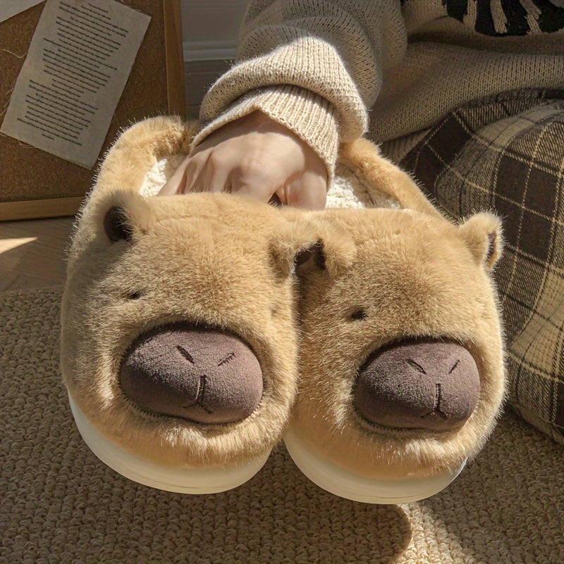 Capybara Plush Slippers