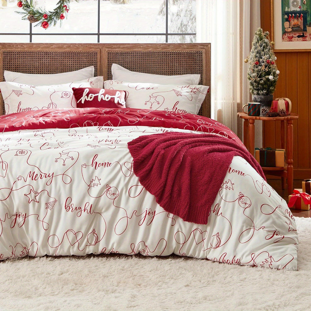 Bedsure 5pcs Christmas Comforter Set