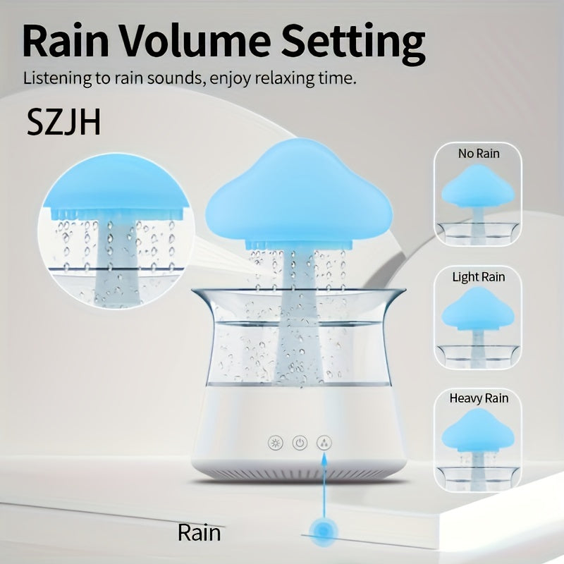 Compact Zen Rain Cloud Aromatherapy Diffuser