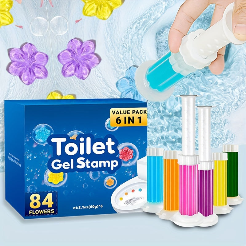 Flower Stamp Toilet Gel