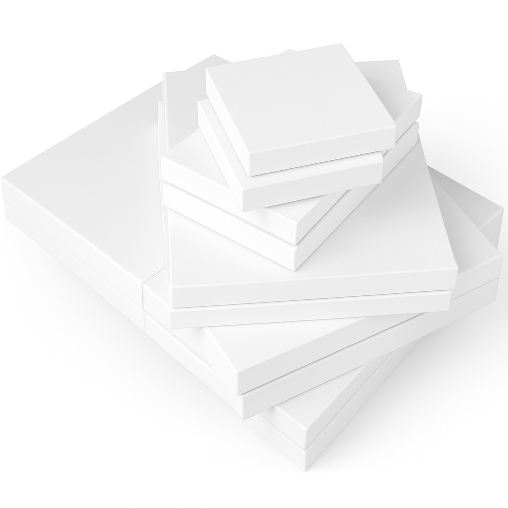 Set of cotton painting canvases - 4 pcs