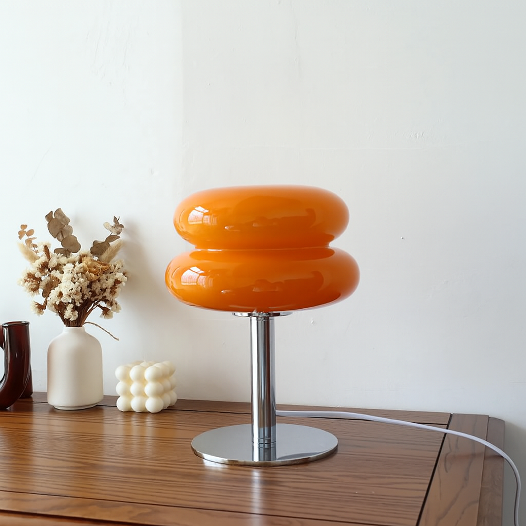 Macaron glass table lamp