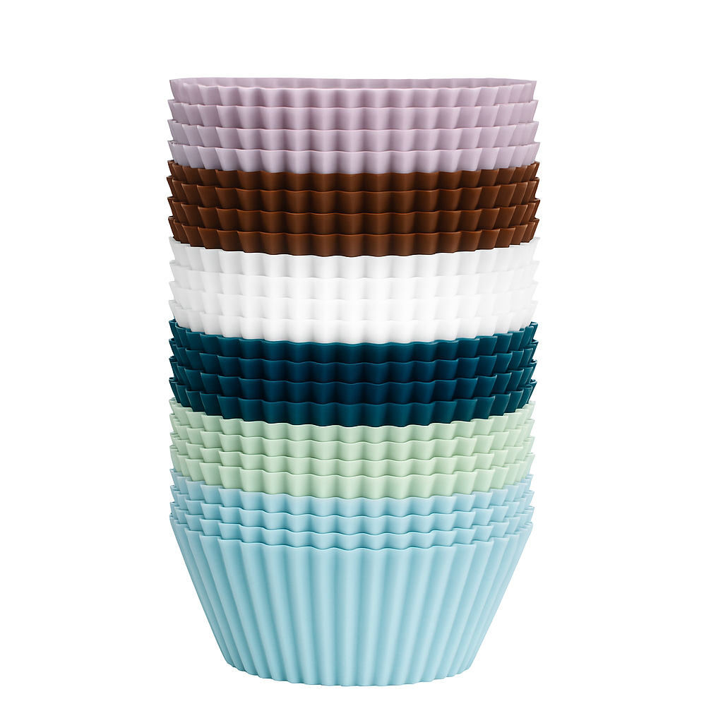 Premium silicone baking cups - 24 pcs