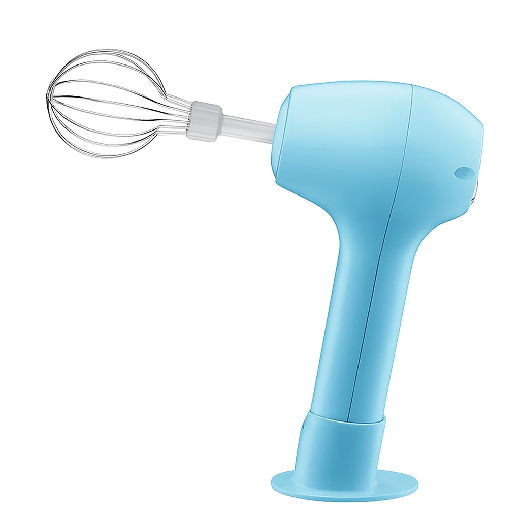 Wireless portable electric food mixer