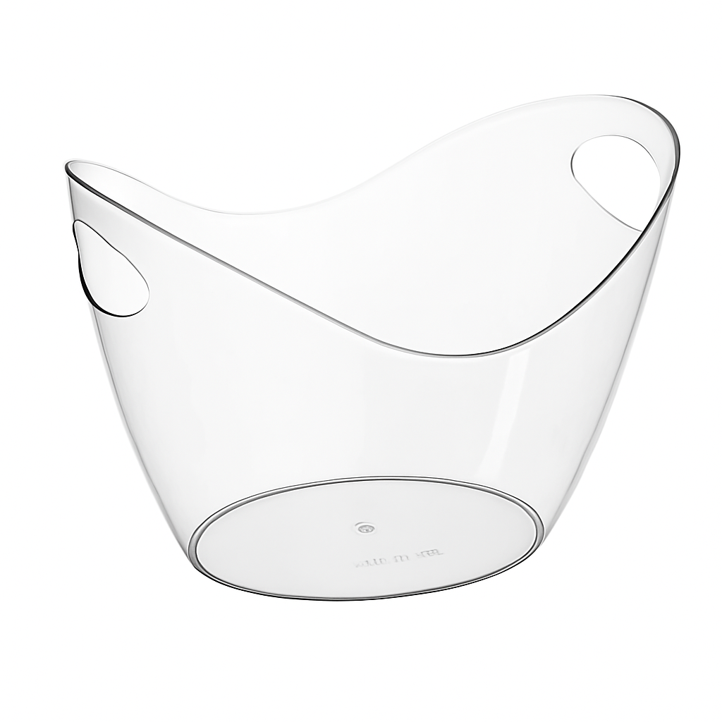 Transparent ice bucket