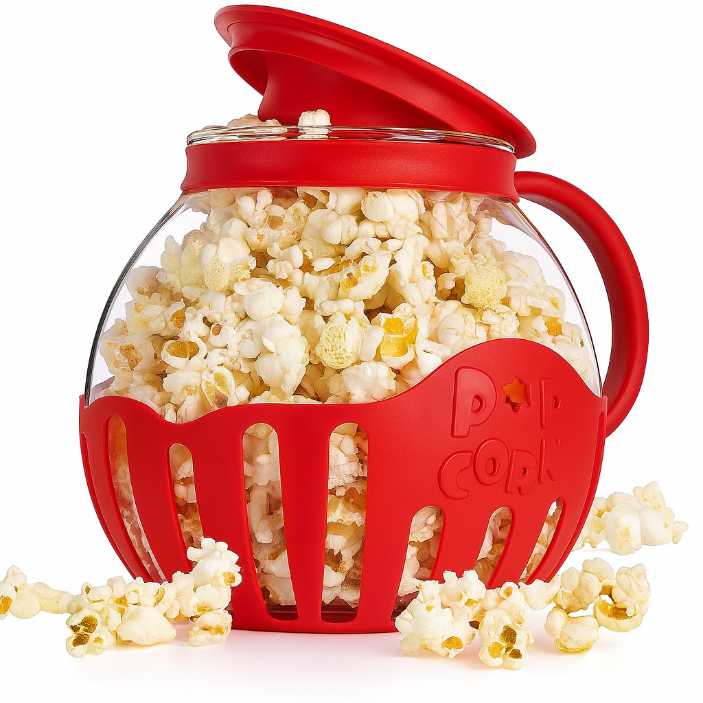 Microwave popcorn popper