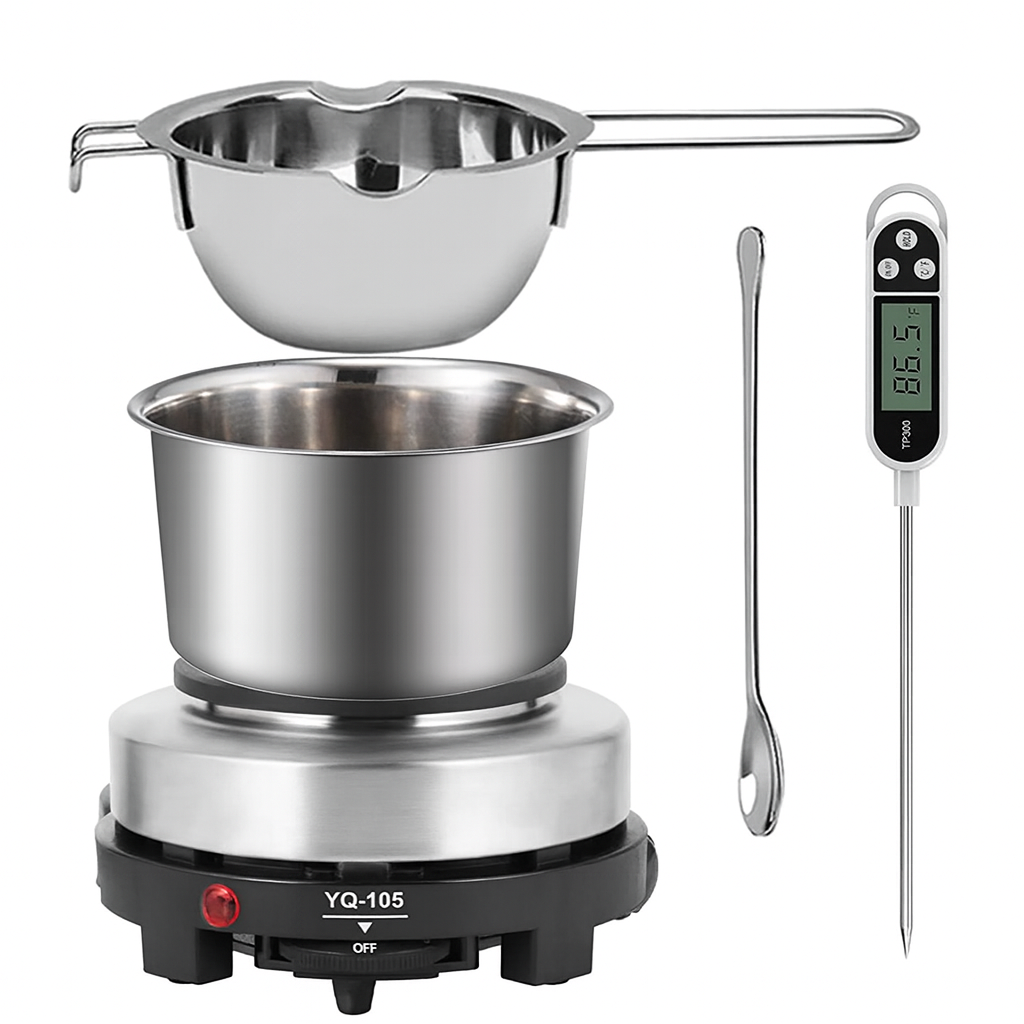 DIY candle making kit with hot plate – Complete set